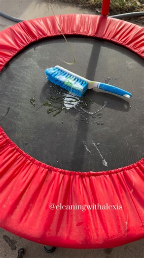 AlexisCleanASMR on Instagram: "ENJOY!💕Trampoline Clean🧼 this has been in storage for a year now and my daughter no longer needs it so I’ll be giving it away or donating it. Sorry for this weekends posting schedule being off 🙏 Hope yall are doing well! 🥰{2:05pm}"