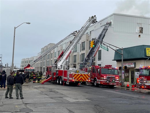 Multi-alarm fire at Kushner Cos. complex in Long Branch contained