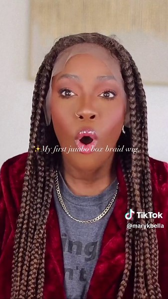 Trying a * Jumbo #BoxBraid wig that I found on Amazon! (🔗 in bio) 🛍️To shop this #wig: 1. Use the Amazon link located in my bio to head over to my Amazon Storefront. 2. Click