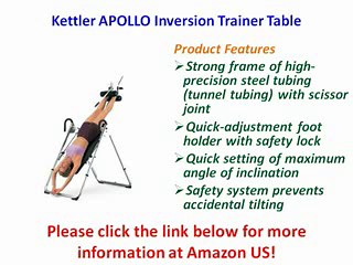 NEW Kettler APOLLO Inversion Trainer Table