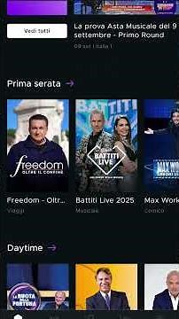 Mediaset Infinity: All Mediaset Streaming in One App