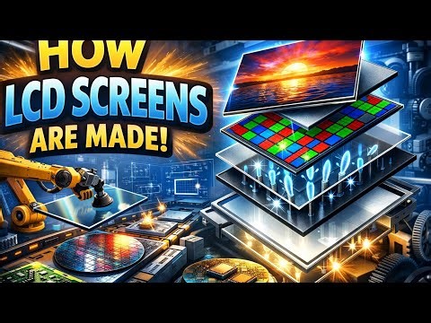 How lcd screen is made ||lcd screen making process 