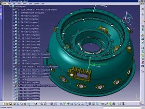 Catia Advanced 5 Axis machining #15