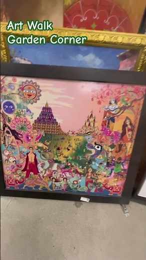 Art Walk Garden Corner #thriftedtreasures #thriftfinds #thriftstorefinds