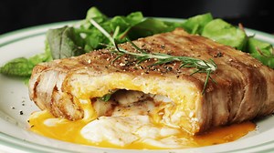 Toasted Bacon-Wrapped Sandwich