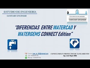 DIFERENCIAS ENTRE WATERCAD Y WATERGEMS