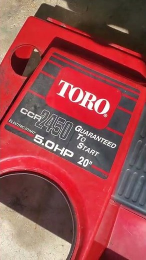 Toro ccr 2550 snow thrower engine surging