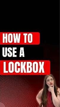 How to use a lockbox! #shorts