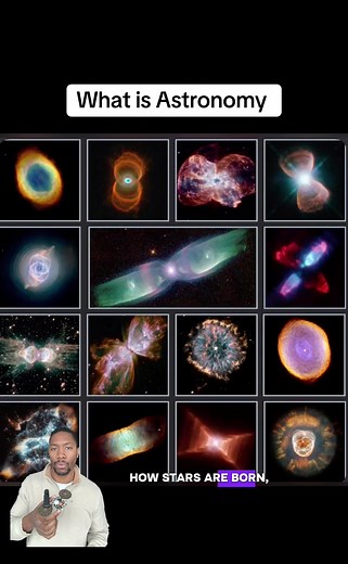 Astronomy is the scientific study of everything beyond Earth’s atmosphere from nearby planets and distant stars to massive galaxies and the evolution of the entire universe. By analyzing light across the electromagnetic spectrum, astronomers uncover how stars are born and die, how black holes shape galaxies, and how the cosmos has expanded for nearly 14 billion years. At its heart, astronomy is the story of our origins because the atoms in our bodies were forged inside ancient stars. #Astronomy 