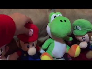 Super mario throws up