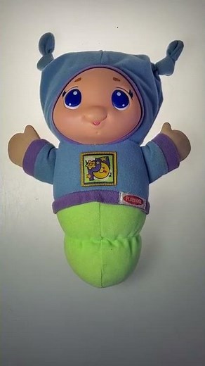 Vintage Playskool GloWorm Bedtime Plush Toy