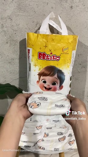 New Packaging for BBtito Diapers