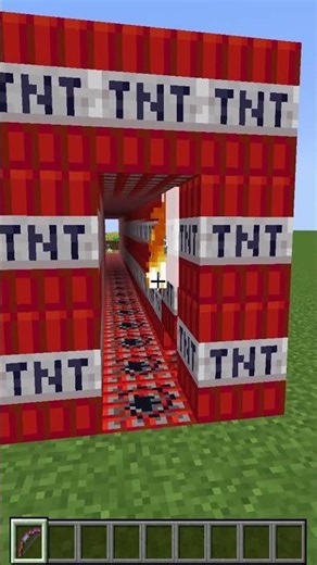 The Impossible TNT Tunnel #minecraft