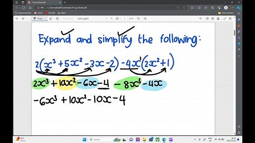 Algebra: Collecting Like Terms Explained