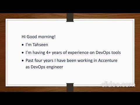 Self Introduction as Experienced. (DevOps Engineer)