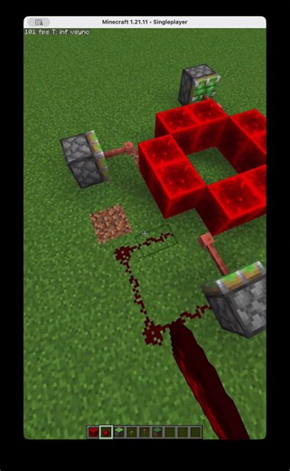 Minecraft infinite piston push Tutorial Redstone