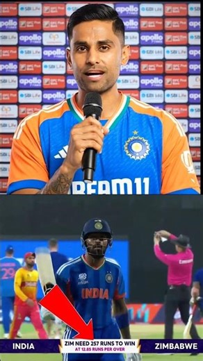 Zimbabwe Ko Harakar Suryakumar Yadav Ka Bada Bayan 🔥 | World Cup Mode ON🇮🇳 #SuryakumarYadav #cricket