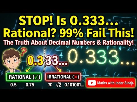 Decimal Expansion & Rational Numbers | Terminating vs Non-Terminating | Number System