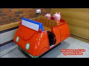 2010s Northern Leisure Coin Operated Car Kiddie Ride - Peppa Pig (Video Option)