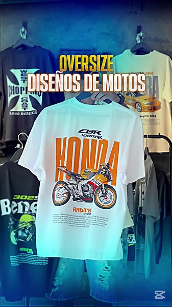 Nueva Colección de Camisetas Oversize de Motos