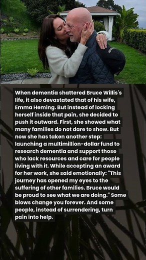 BRUCE WILLIS’S ILLNESS SHATTERED HER LIFE… SHE TURNED THE PAIN INTO HELP