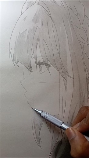 Tutorial to draw anime side faces 🍷 #sideface #anime #art