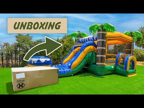 NEW Tropical Ocean Bounce House Combo Unboxing | XJUMP