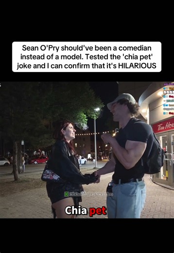 Sean O'Pry should've been a comedian instead of a model. Tested the 'chia pet' joke and I can confirm that it's HILARIOUS. kick.com/zachwaslive