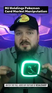 MJ Holdings Pokemon Card Market Manipulation Watch the full video here: https://www.youtube.com/@ResaleDaddy #reseller #yardsalefinds #thrifthaul #resaledaddy #sidehustle #garagesalefinds #resellcommunity | Resale Daddy