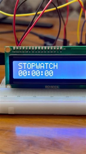⏱️ Turn an LCD into a real stopwatch!