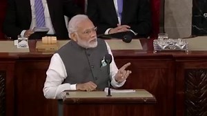 50K views · 1.4K reactions | #Video | Prime Minister Narendra Modi made a 45-minute speech addressing a joint session of US Congress on Wednesday. "Today, our relationship has overcome the hesitations of history." | Hindustan Times | Facebook