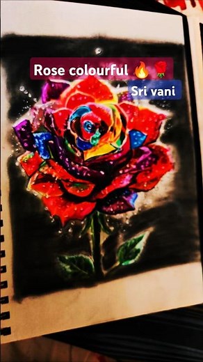 How To Draw Colourful Roses (Step by Step Tutorial)