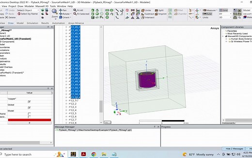 13. Maxwell 3D Setting up solid wire and Litz wire
