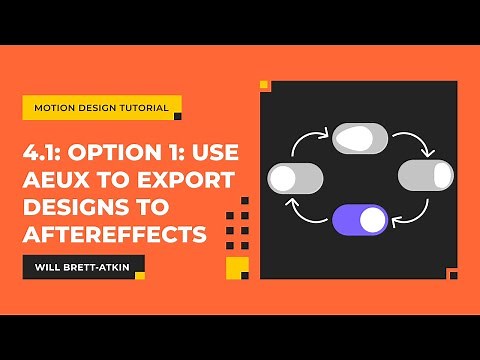 4.1 Option 1 Use AEUX to export design to After Effects