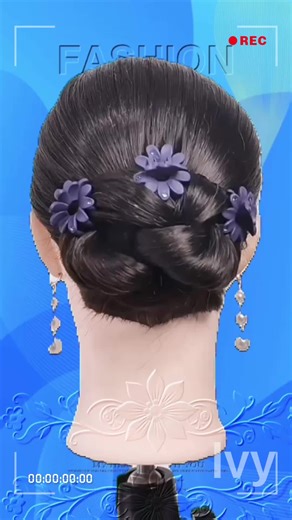 Simple and beautiful updo hairstyle #updo #hairstyle