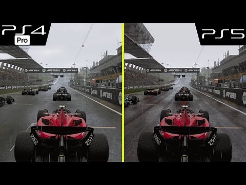 F1 23 PS4 Pro vs PS5 Graphics Comparison #EApartner