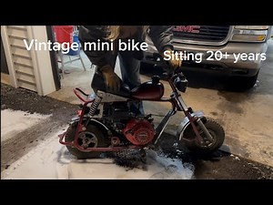 1960's vintage mini bike revival! Sitting 20+ years
