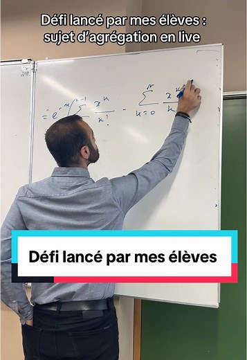 Gros défi lancé par mes élèves !!! J’étais pas serein au début 🤣🤭 #prof #professeur #mathematiques #maths #ecole #college #lycee #educacion #education #enseignant #enseignement #defi #concours #agreg #agregation #eleve #bac