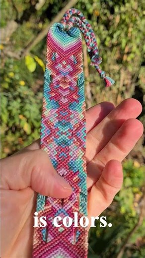 Aztec Mysteries friendship bracelet - finding peace in calming colors