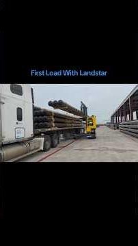 My First Load With Landstar (Local Load) & Meet up with a good friend after