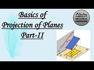 Basics of Projection of Planes (Part-II) #projectionofplanes #engineeringgraphics