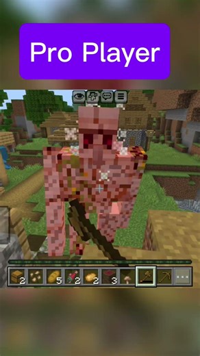 kill iron goblem #minecraft #gaming