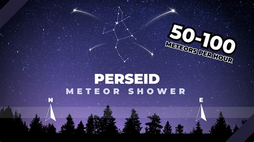 Where to look to see the most shooting stars | Perseids Meteor Shower 2024