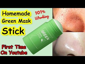 How to make green mask stick at home | blackheads removal | green mask stick review | Sajal Malik