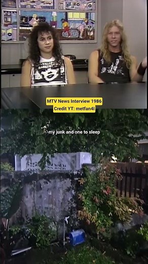 mtv news interview metallica kirk hammett james hetfield