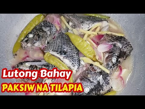 HOME COOKING! PAKSIW NA TILAPIA | FILIPINO RECIPE