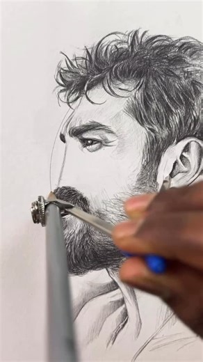 Discover Colors on Instagram: "🎨 Precision meets emotion in every stroke. Watch @vk_artbox transform blank pages into lifelike portraits with breathtaking detail and flawless technique. From the delicate textures of hair to the intensity in the eyes, every pencil mark brings a story to life. ✏️🔥 Whether you’re an art enthusiast or just love seeing talent in motion, this is a masterclass in realism you don’t want to miss. What are your thoughts? ✍️ Art credit: @vk_artbox Tag a fellow art lover