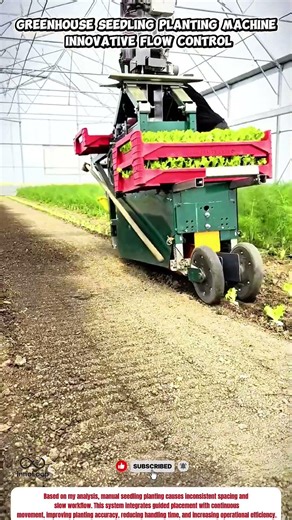 Greenhouse Seedling Planting Machine innovative Flow Control