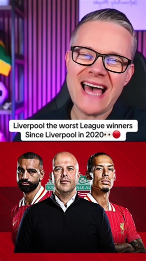 Liverpool the worst League winners Since Liverpool in 2020👀🔴 #premierleague #liverpool