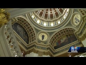 Exhibit highlights artwork of Pa. State Capitol building